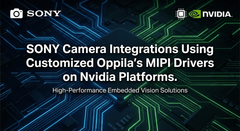 SONY Camera Integrations Using Customized Oppila’s MIPI Drivers on Nvidia Platforms