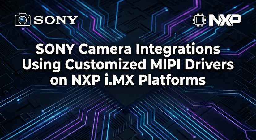SONY Camera Integrations Using Customized MIPI Drivers on NXP i.MX Platforms