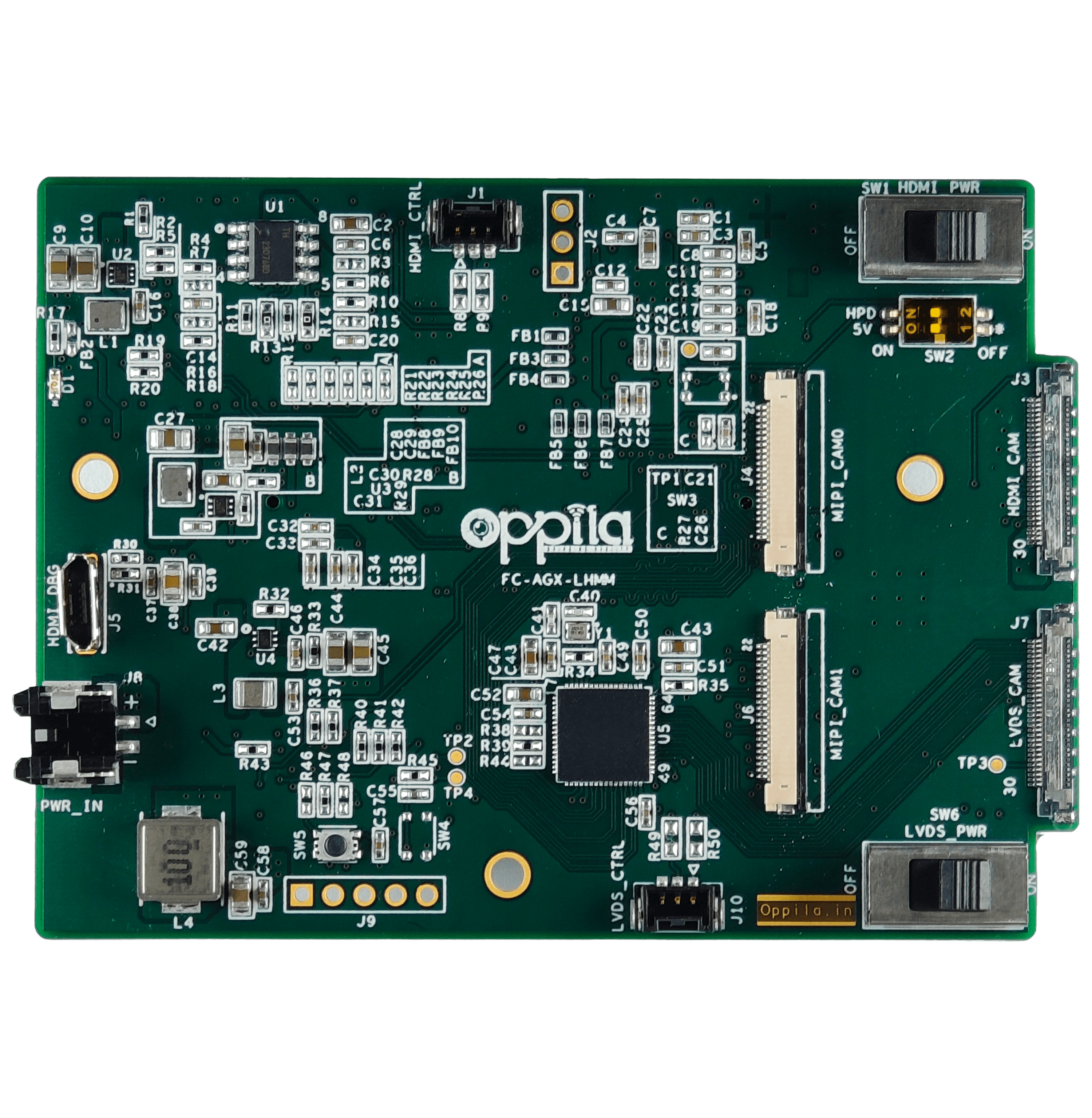 AGX Orin LVDS, HDMI & Dual MIPI CSI-2 Bridge Board