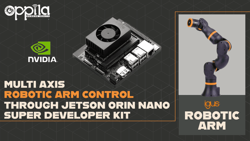 Multi-Axis Robotic Arm Control using Linux, Raspberry Pi & Jetson Orin Nano over CAN Bus Communication & Custom GUI