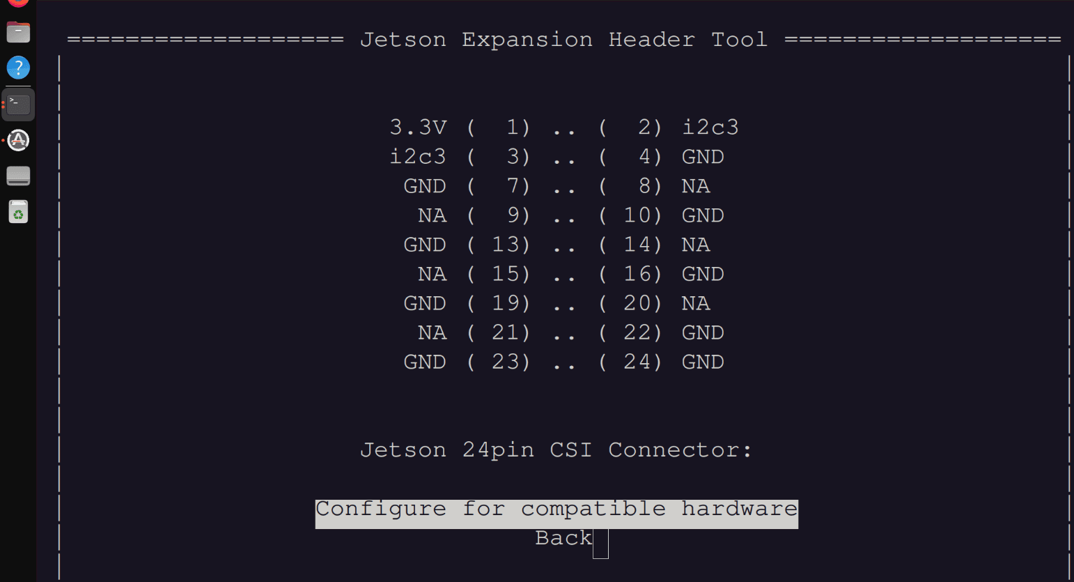 Select Configure for compatible hardware