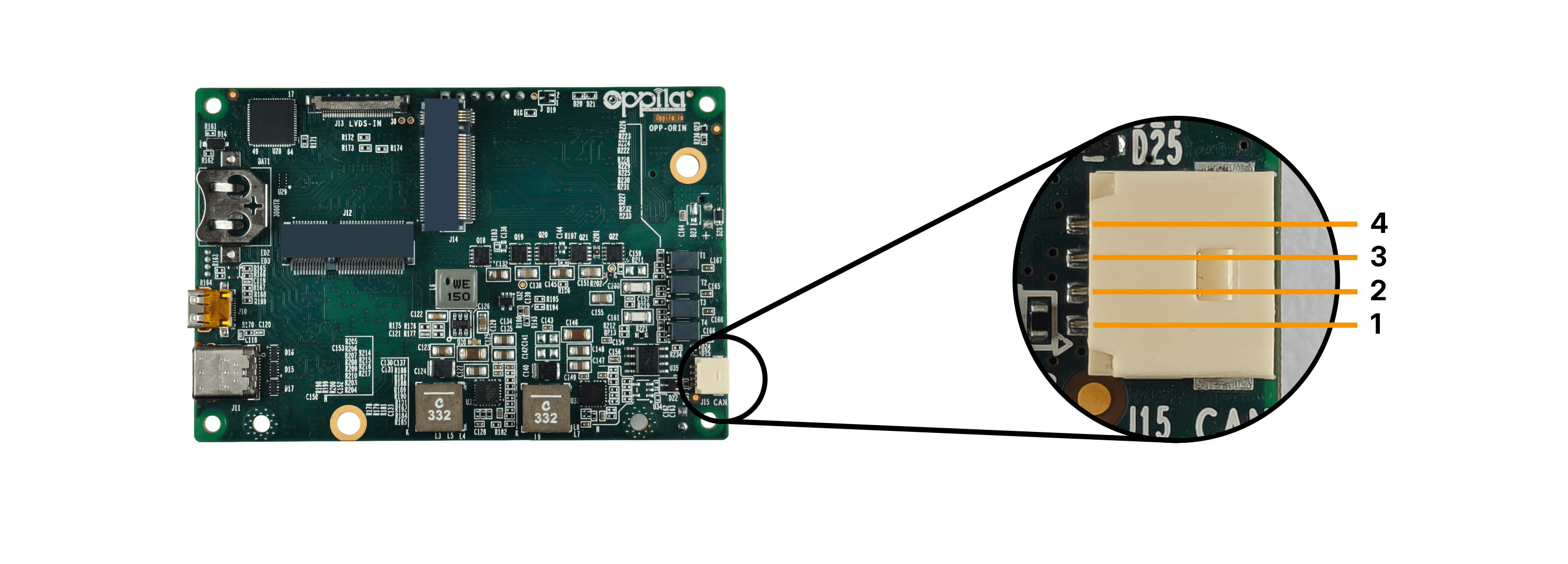 J15 CAN Connector