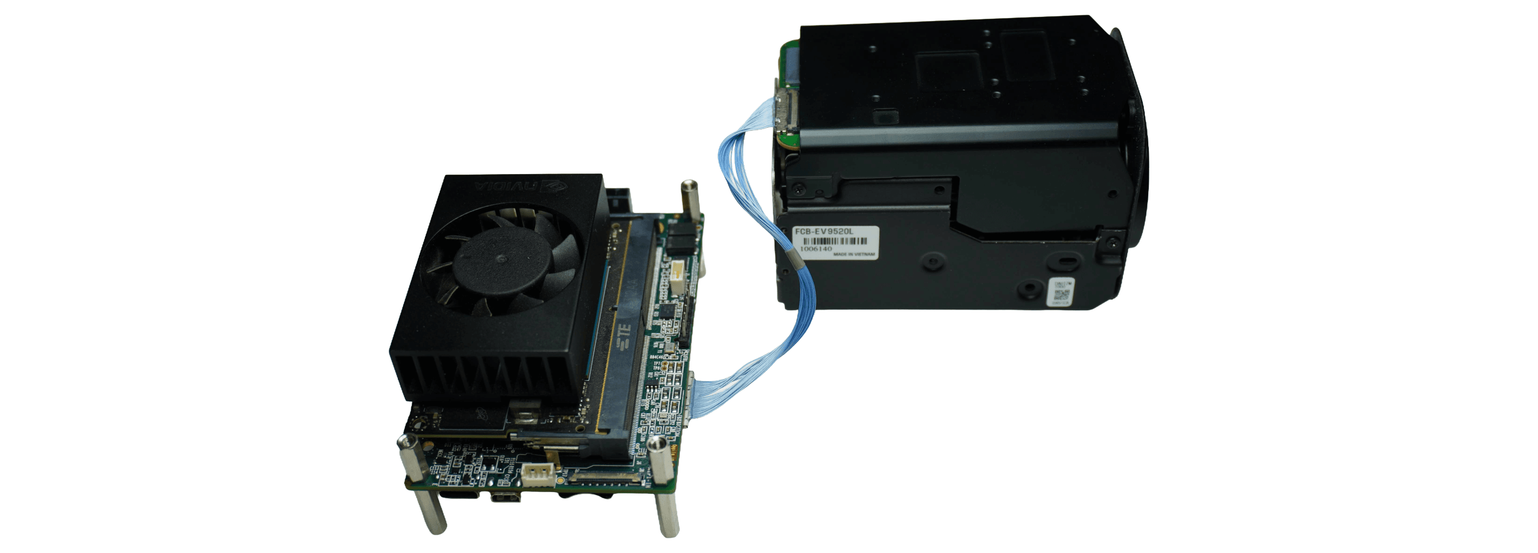 LVDS camera connected to AstrOptix AI Carrier Board
