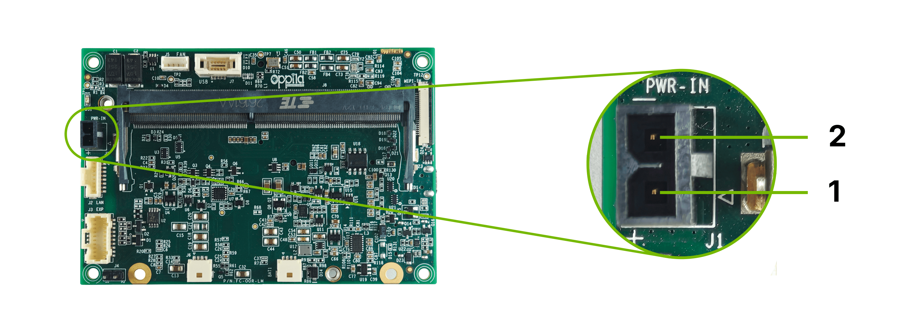 J1 Power Connector