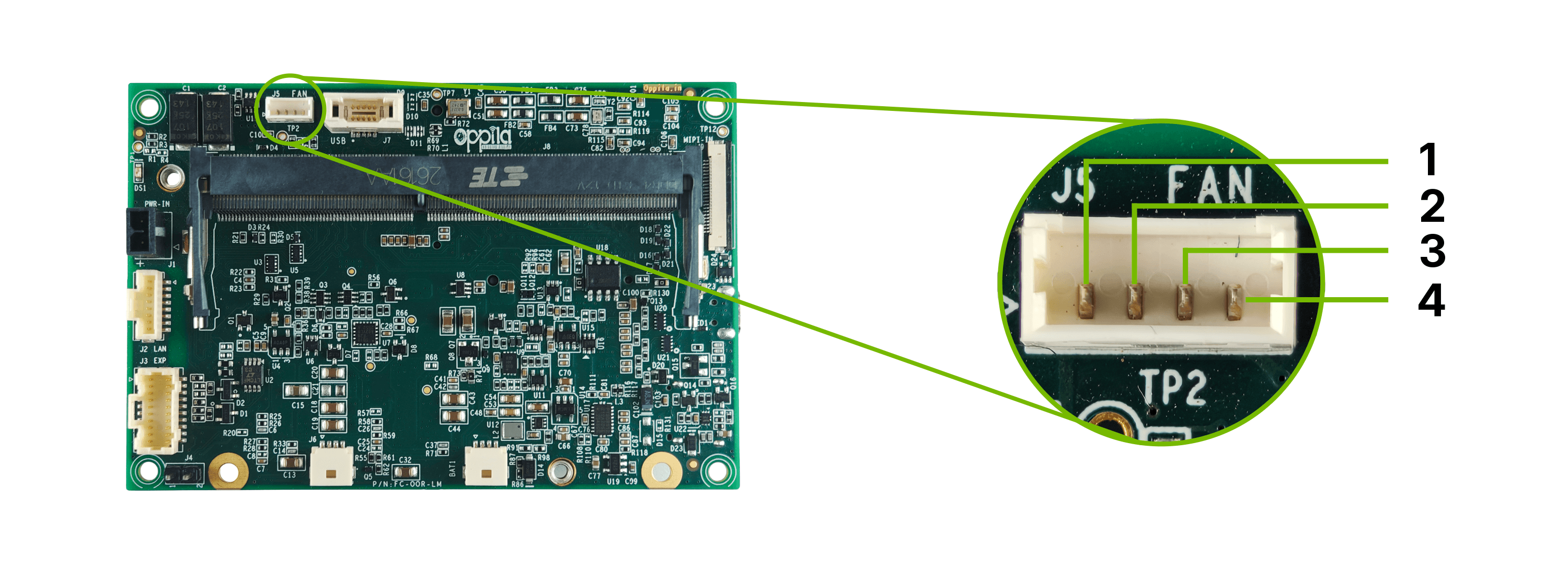 J4 Fan Connector