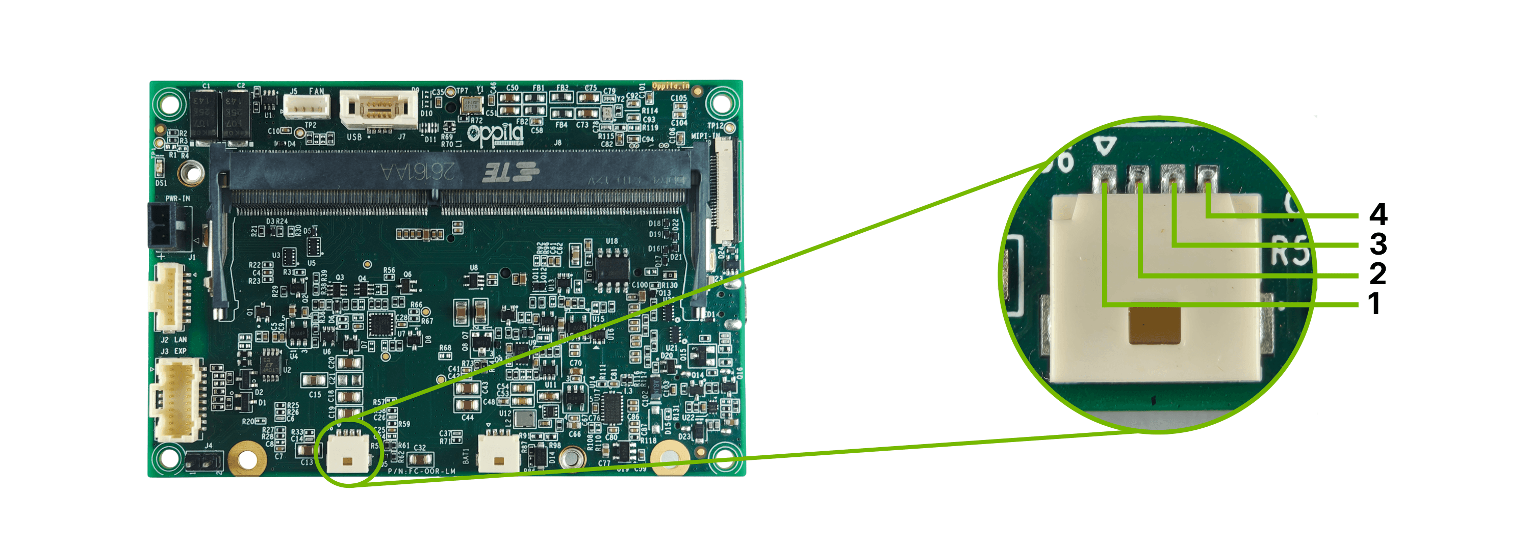 J6 RST & FR Connector