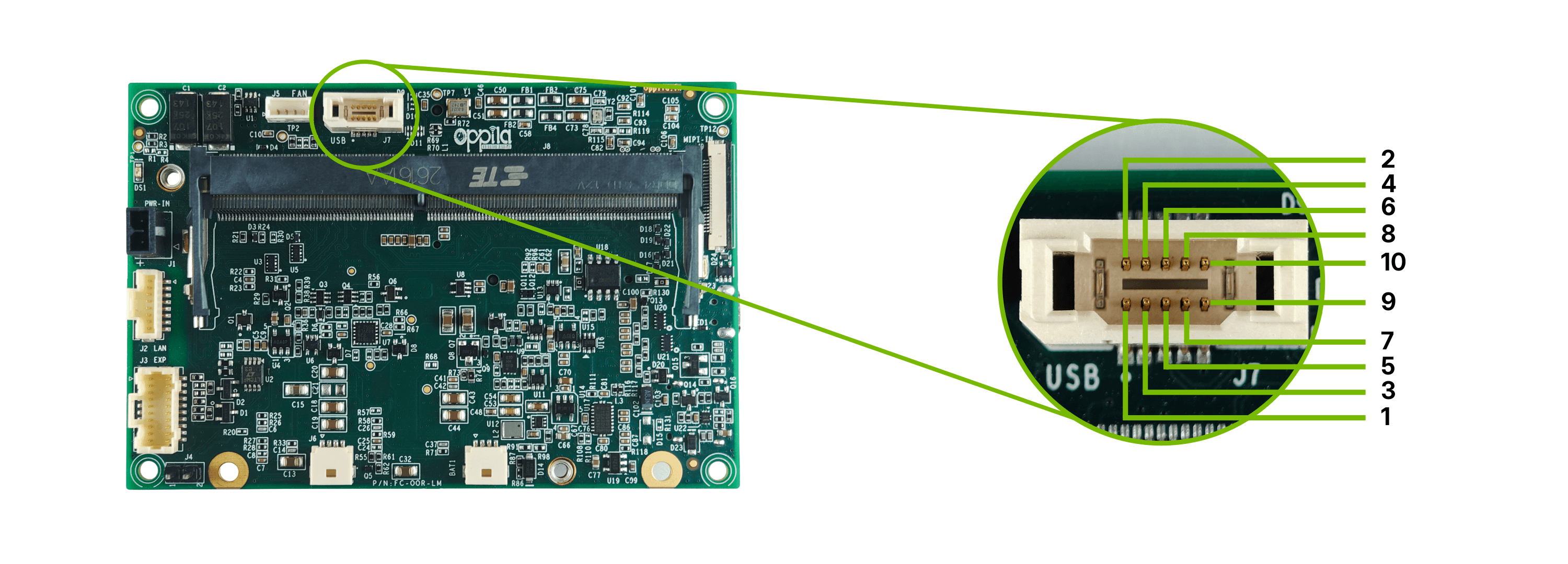 J7 USB 3.0 CONNECTOR