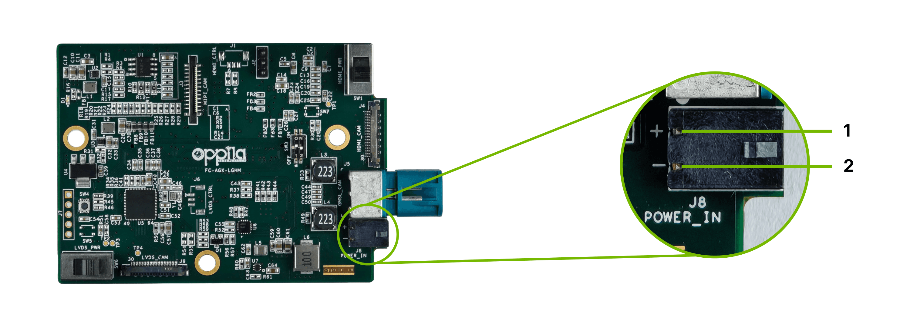 J8 Power Connector