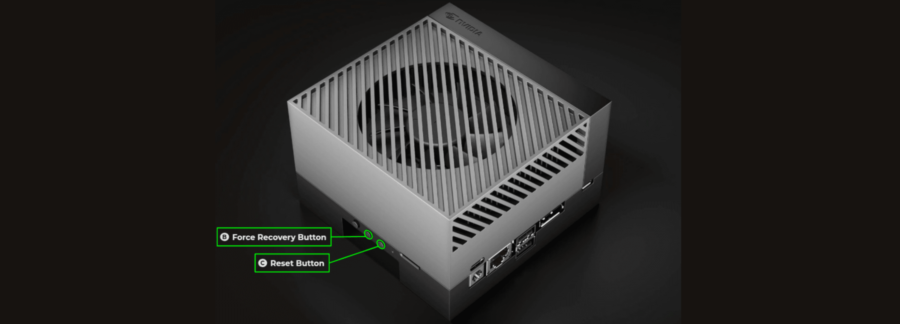 Force Recovery and Reset buttons on the Developer Kit