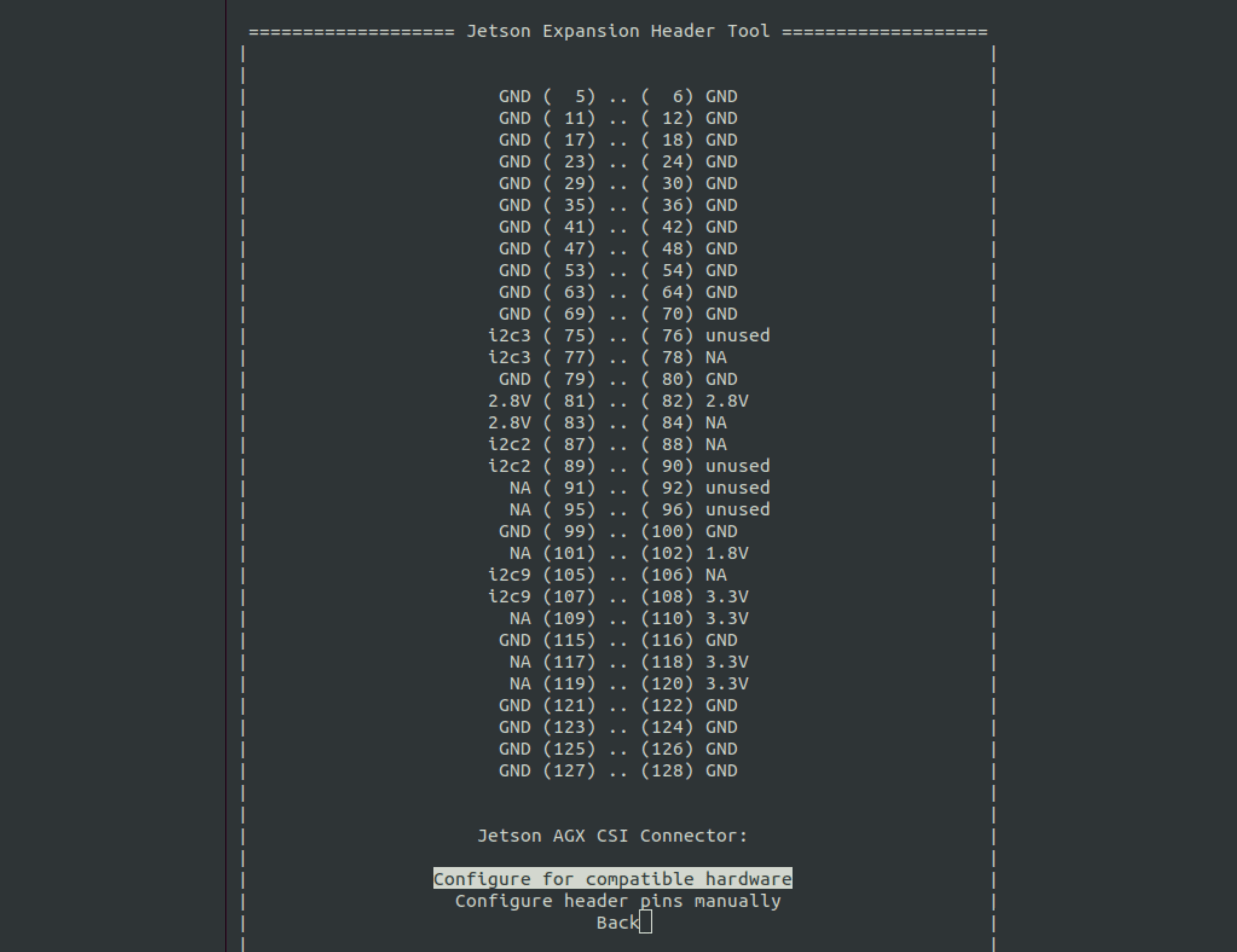 Select Configure for compatible hardware