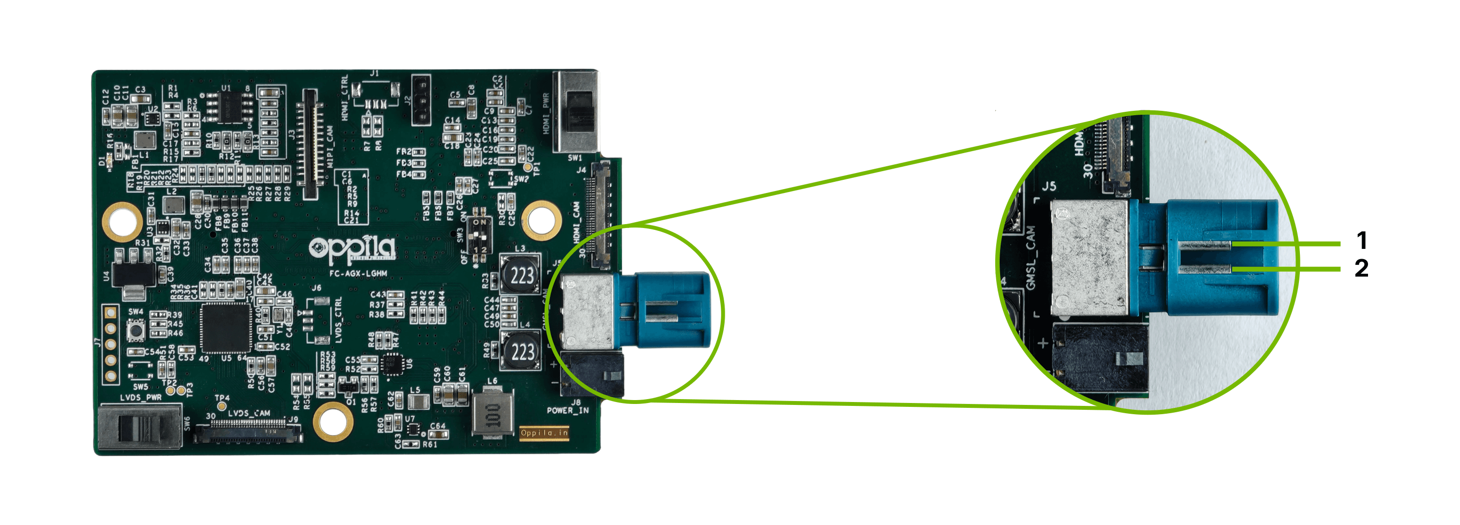 J5 GMSL Camera Connector