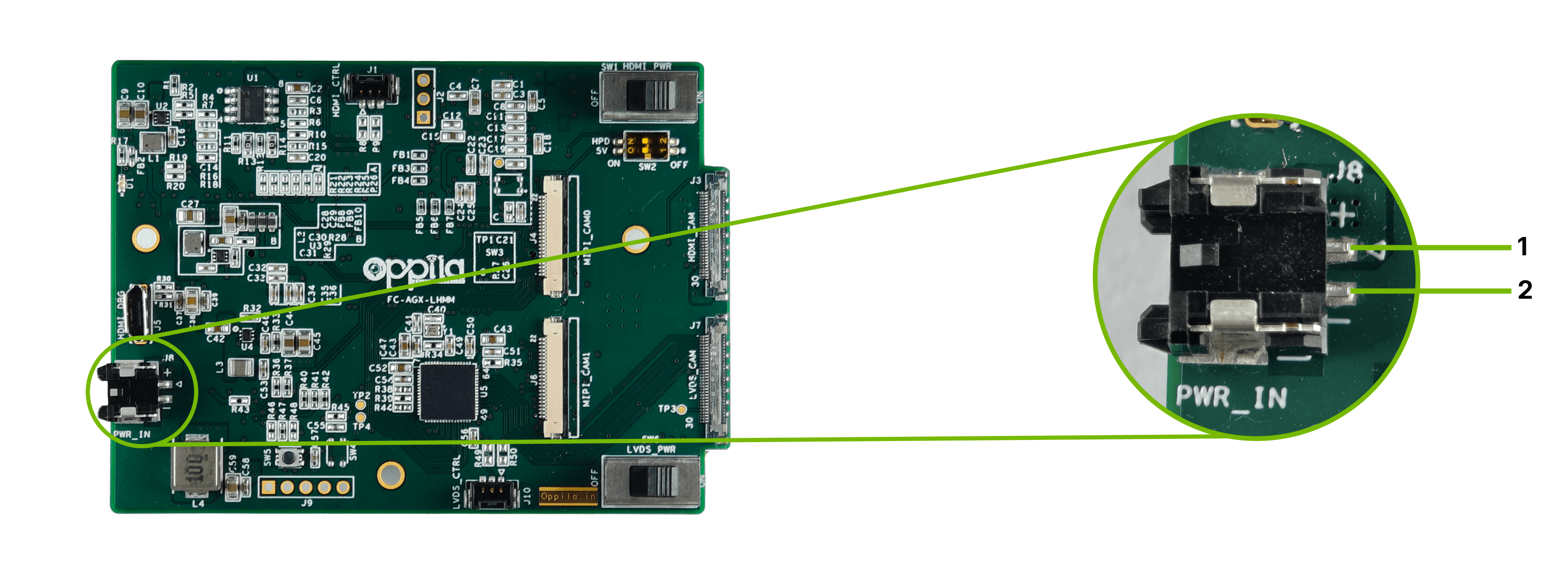J8 Power Connector