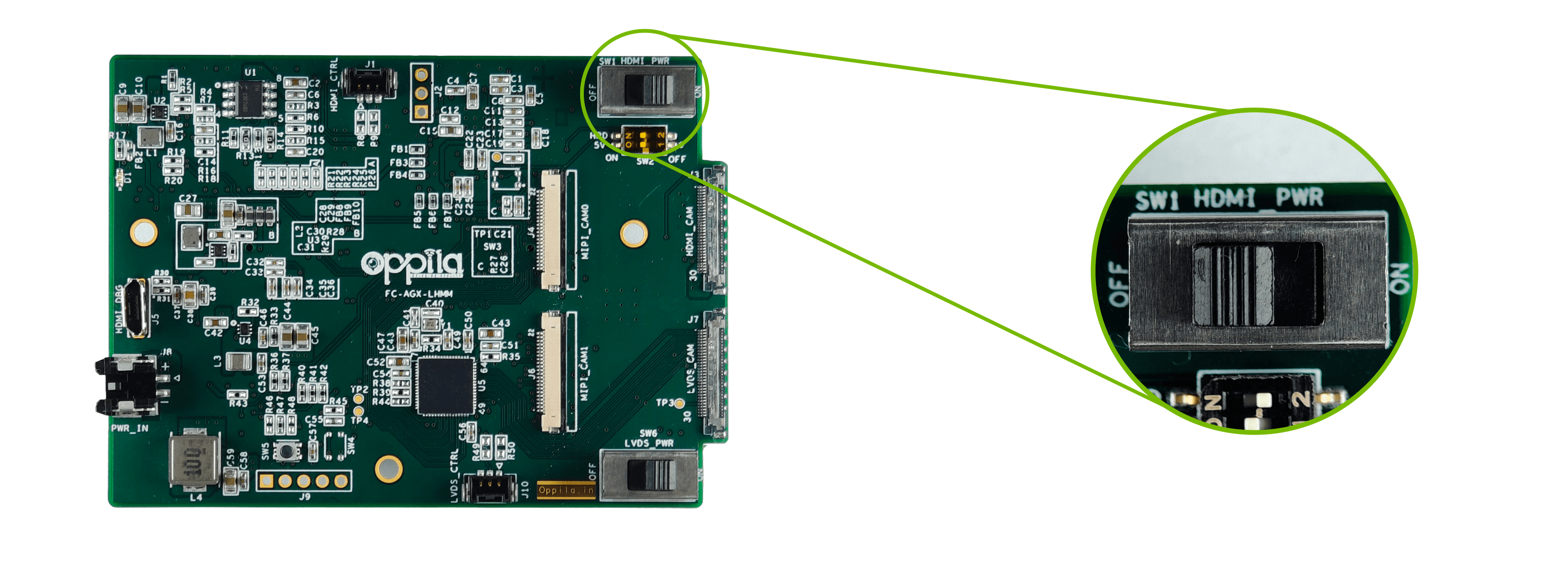 SW1 HDMI Camera Power Switch