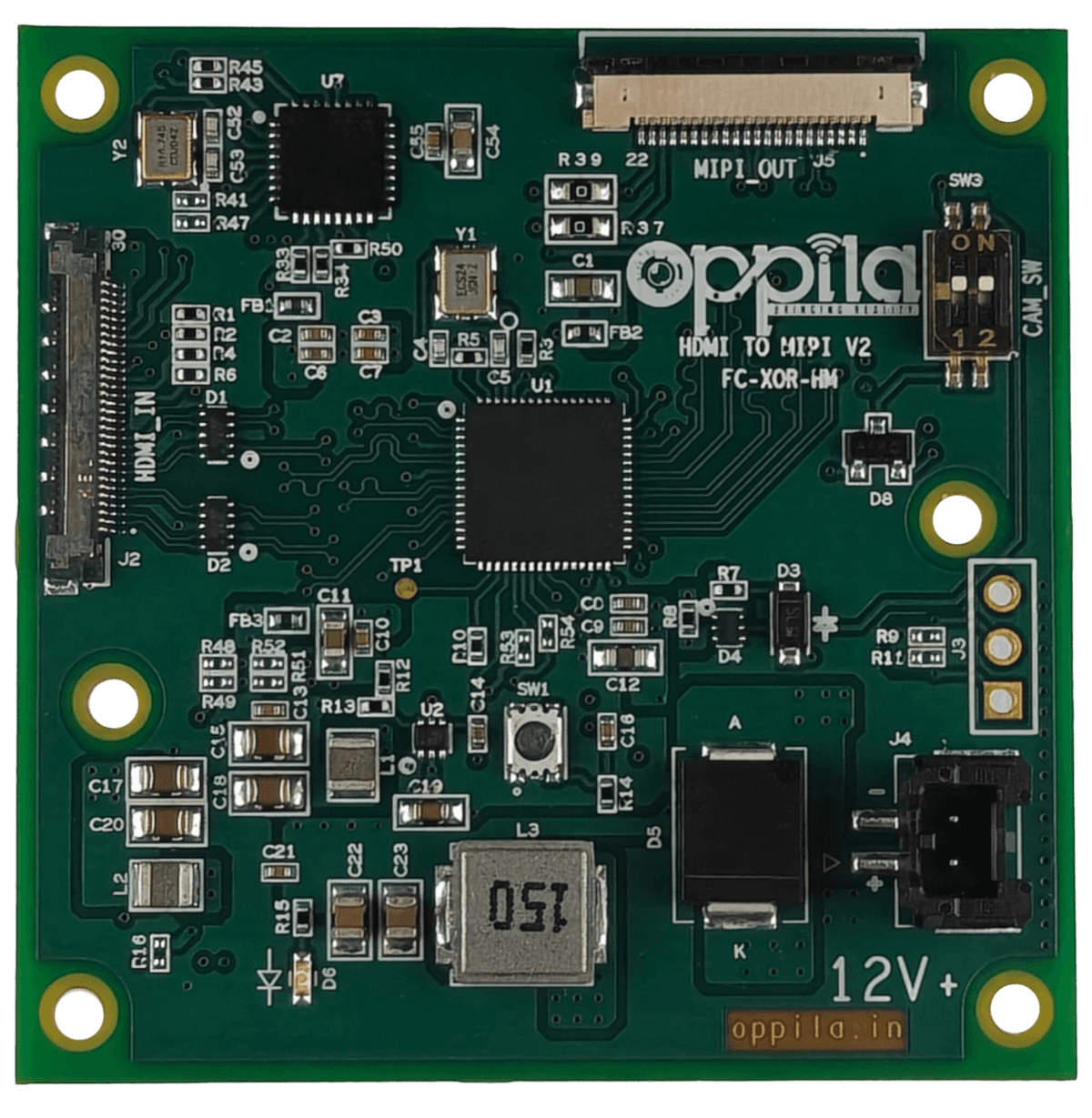 Oppila HDMI to MIPI CSI-2 Bridge Board — Toshiba TC358743 converter for Sony FCB-ER8530 on NVIDIA Jetson