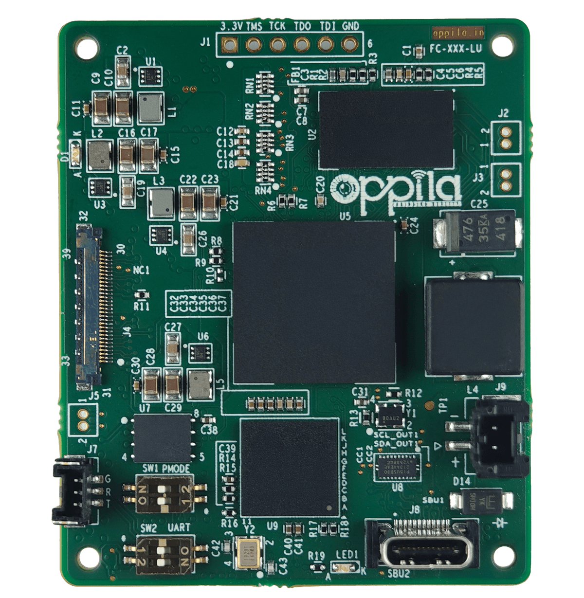 Oppila Sony block camera USB interface board — LVDS to USB 3.0 converter for FCB-EV9520L / EV9500L USB output
