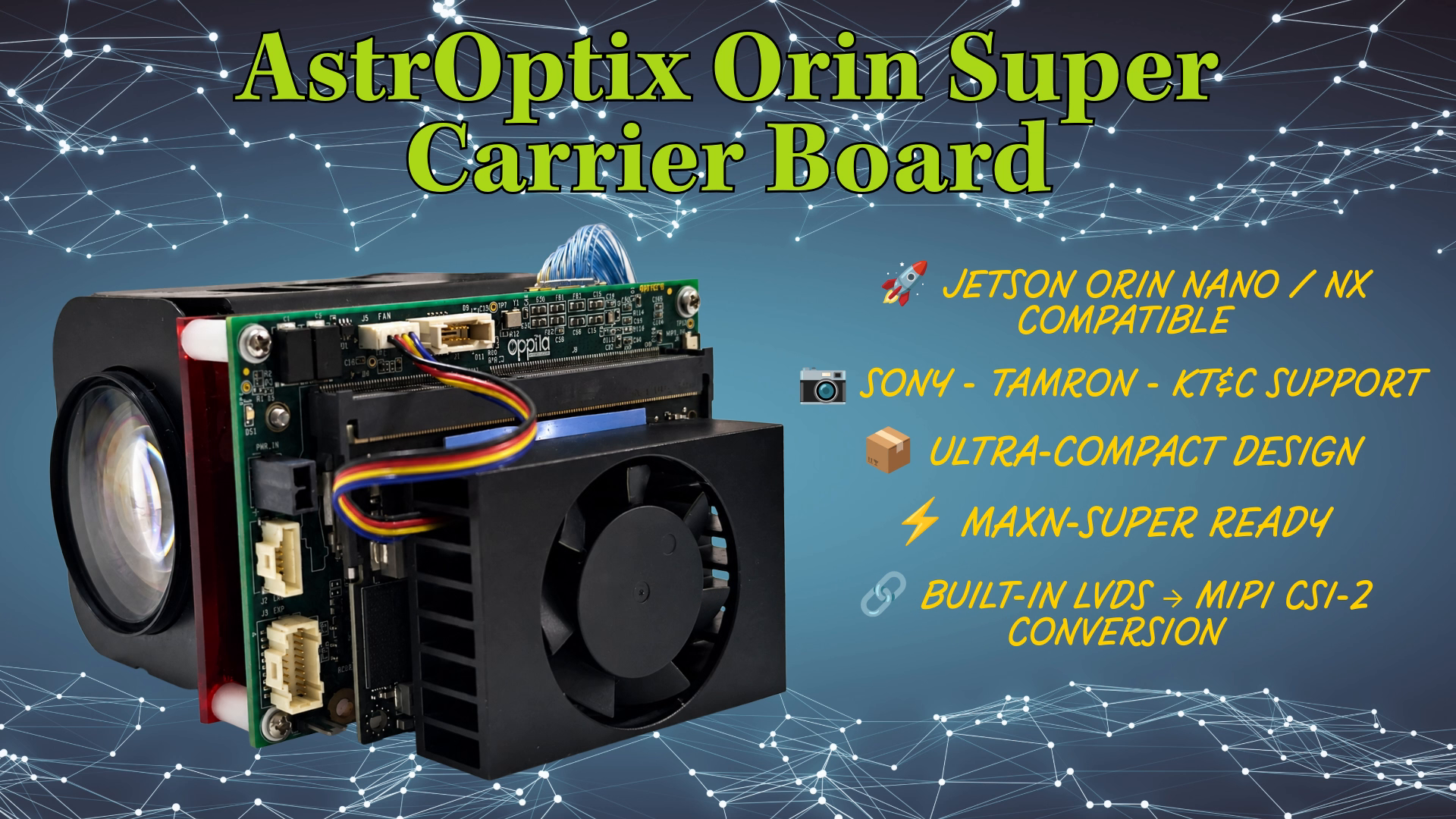 AstrOptix Orin Super Carrier Board - key features